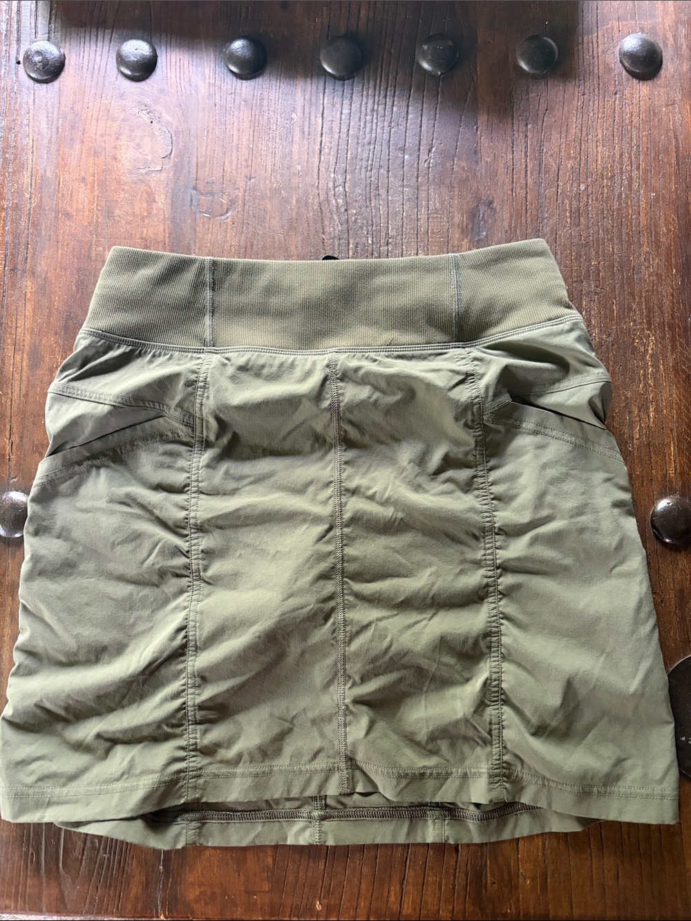 Prana Olive Skort with Stretch Waistband
